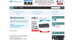 Desktop Screenshot of mediamazine.com