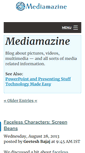 Mobile Screenshot of mediamazine.com